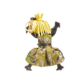 プラダ Jasmine Brocade トリックジャスミン キーリング チャーム 1TL171 グリーン マルチカラー レザー レディース PRADA 【中古】